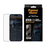 Panzerglass iPhone 17 Pro Max Ultra Geniş Uyumlu Fastfit Stealth Siyah Çerçeveli Ekran Koruyucu