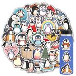 Panzong 102 ADET Penguen Çıkartmaları,Çocuklar Gençler Kızlar için Penguen Hediyeleri,HydroFlask Su Şişesi Dizüstü Bilgisayar Kaykay için Benzersiz Tasarımlı Vinil Su Geçirmez Çıkartmalar