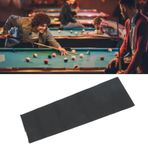 PAOORTS Bilardo Kavrama Cilt Sarma Bilardo Cu e Onarım Yedek Cilt Bilardo Aksesuarları Oyun Bilardo Salonu için (Fil Kulağı Baskı Siyah)