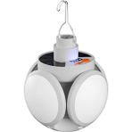 Paoss Solar Enerji 45 LED Kamp Lambası, Su Geçirmez, Katlanabilir, Güneş Enerjisi, Yürüyüş, USB