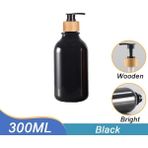 Papajack MATTE-BLACK-300ML-300/500ML Sabunluk Kalınlaştırılmış Doldurulabilir Şampuan Pompası Şişesi Losyon Kabı Sabun Pompası Tankı El Yıkama Banyo Aksesuarları (Yurt Dışından) - Renkli - 1 x 1 x 1