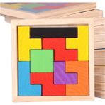 Papajack Montessori Eğitici Ahşap Oyuncaklar Çocuklar Için Erken Öğrenme Matematik Tangram Zeka Bulmacalar Ahşap Tetris Oyunu Okul Öncesi Oyuncak (Yurt Dışından)
