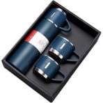 Papajack Orz Outdoor Portatif Bardak Paslanmaz Çelik Termos Bardak Seti Mavi (Yurt Dışından) - Renkli - Standart