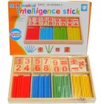 Papajack Renkli Bebek Oyuncakları Sayma Çubukları Eğitim Ahşap Bina Zeka Blokları Montessori Materyalleri Ahşap Kutu Çocuk Hediye (Yurt Dışından)