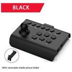 Papajack Siyah-Taşınabilir Joystick 3 Bağlantı Modu Arcade Stick Denetleyici Hassas Hassas Destek Switch/ps4/ps3 Için Turbo Seri Gönderim (Yurt Dışından)
