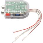 Papajack Stereo Yüksekten Alçak Adaptör, Ses Empedans Dönüştürücü Aşınmaya Dayanıklı Tak ve Çalıştır CD VCD DVD Oynatıcı Için Rca Kablo Çıkışı (Yurt Dışından)
