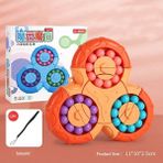 Papajack Turuncu-Dönen Büyülü Fasulye Küp Parmak Ucu Oyuncak Çocuk Bulmaca Yaratıcı Interaktif Oyun Fidget Spinners Stres Giderici Oyuncaklar 5y + (Yurt Dışından)
