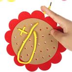 Papajack Yeni Öğretim Anaokulu Manuel Dıy Örgü Kumaş Montessori Materyalleri Bebek Erken Öğrenme Eğitim Oyuncaklar Öğretim Yardımcıları Matematik Oyuncaklar (Yurt Dışından)