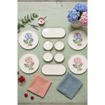 Papart Ortanca 10 Parça 4 Kişilik Stackable Seramik Tabak Seti Premium Sunum & Kahvaltı Takımı