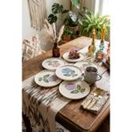 Papart Ortanca 6'lı Stackable Seramik Pasta Tabak Seti - Premium Sunum & Kahvaltı Takımı - 20 cm