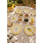 Papart Vita Lemony 10 Parça 4 Kişilik Akdeniz Esintili Seramik Servis ve Kahvaltı Takımı