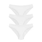 Papatya 12 Adet Beyaz Renk Bikini Külot BRWEZKLTR026