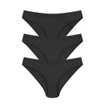 Papatya 12 Adet Siyah Renk Bikini Külot BRWEZKLTR026