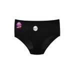 Papatya 2572 Siyah Yüksek Bel Bambu Kumaş Bikini Külot