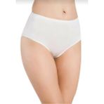 Papatya 2572 Yüksek Bel Bambu Külot 6 Lı - Ekru