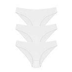 Papatya 3 Adet Beyaz Renk Bikini Külot Beyaz 40-42