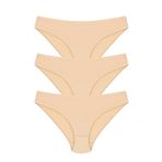 Papatya 3 Adet Ten Rengi Bikini Külot Pembe 38-40