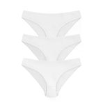 Papatya 6 Adet Beyaz Renk Bikini Külot BRWEZKLTR025
