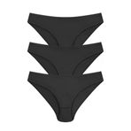 Papatya 6 Adet Siyah Renk Bikini Külot BRWEZKLTR025