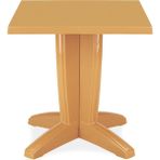 Papatya Bravo Masa Plastik Bahçe Masası Teak Kare 70 cm x 70 cm - Renkli