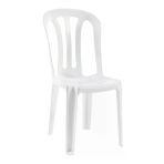 Papatya Buket Sandalye Beyaz - Plastik Bahçe Balkon Sandalyesi