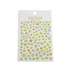Papatya Emoji Tattoo Dövme Sticker