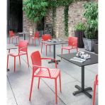 Papatya Fame Koltuk Küllü Kahve 2Li Paket - Bahçe Balkon Mutfak Sandalyesi