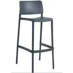 Papatya Joy Bar Sandalyesi 75 cm Antrasit - Kolçaksız