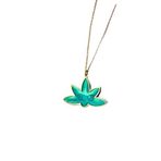 Papatya Silver 925 Ayar Gümüş Gold Kaplama Özel Tasarım Harfli Lotus Kolye