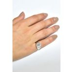 Papatya Silver 925 Ayar Gümüş Rodyum Kaplama Ayarlanabilir Eylül Ayı Doğum Çiçeği Yüzük