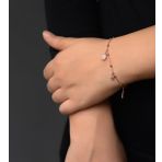 Papatya Silver 925 Ayar Gümüş Taşlı Güneş Bileklik