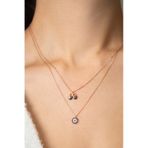 Papatya Silver Asansörlü Papuç Nazar Model 925 Ayar Kadın Gümüş Kolye
