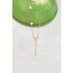 Papatya Silver UVPS102231 Fırfırlı Sıralı Yıldız 925 Ayar Gümüş Kolye