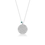 Papatya Silver Yaşam Çiçeği Gümüş Kolye