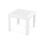 Papatya Suda Plastik Sehpa 40x40x35 - Beyaz