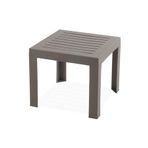Papatya Suda Plastik Sehpa Küllü Kahve 40x40x35 cm - Taşınabilir Demonte Yapı