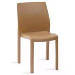 Papatya Yummy Sandalye Teak - Plastik Bahçe Balkon Sandalyesi