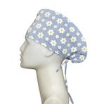 Papatyalı Mavi Doktor Hemşire Aşçı Cerrahi Bone Hastane Bone Bandana M447