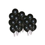 PapatyamPartiEvi Metalik Balon Siyah 10 ’Lu Paket