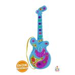 PapatyamPartiEvi Oyuncak Gitar- Müzikli Gitar - Eğitici Oyuncak - Sesli Işıklı Gitar - Müzik Aleti - 35 cm