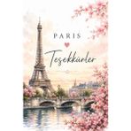 Papelia Paris Temalı Teşekkür Kartı | Eyfel Kulesi Tasarımlı 8x5 cm Not Kartı | Hediyelik Paket Kartı | Özel Gün ve Sipariş Teşekkür Kartı - 100 Adet - tek renk