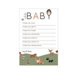 Paper Clever Party Woodland Bebek Dilekleri, 20'li Paket - Bebekler için Sevimli Bilgelik Sözleri, Tarafsız Bebek Duş Oyun Planlaması, Ziyaretçi Defteri Alternatifi, Ebeveynler Hatıra Etkinliği, İyi Doğum Günü Fikirleri