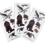 Paper House Productions Harry Potter Hagrid's Creatures 3 adet çıkartma yarım yaprak el işi, koleksiyon defteri ve koleksiyon için