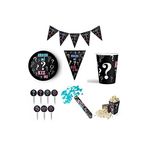 papercraft Cinsiyet Partisi Seti 8 Kişilik 46 Parça