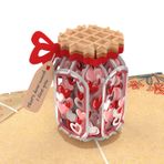 papercrush® Pop-Up kart "That's How Much I Love You" – 3D aşk kartı, kadınlar ve erkekler için (doğum günü, yıl dönümü, evlilik), anneler günü kartı, en sevdiğiniz kişiye sevgi ilanı (kız arkadaş