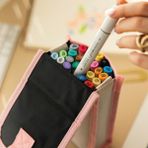 Paperora 24’lü Çift Uçlu Alkol Bazlı Marker Kalem Seti – Brush + Chisel - 24 Adet - Karışık Renkler