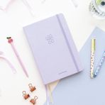 Paperora A5 Bullet Journal Noktalı Defter 140 Gr. 80 Yaprak Lila 15x21 cm 1 Adet - Mor