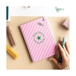 Paperora A5 Spiralli Ders Çalışma Planlayıcısı - Study Planner - Sınava Hazırlık Ayt-Tyt-Kpss-Ales-Yds Pembe - 41 Delft Blue