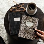 Paperora A5 Spiralli Karton Kapak Çizgili Okul Defteri 80 Yaprak 2'li Set - Ders Programlı - Leopar - Standart