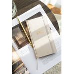 Paperora Charmlı Süresiz Haftalık Planlayıcı Cep Ajanda 9X17 cm Bej - Süresiz Cep Ajanda